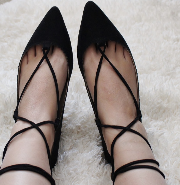 Review TopShop Lace Up Flats Beautygirl24 Review TopShop